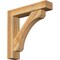 Ekena Millwork Legacy Block Rough Sawn Bracket w/ Offset Brace, Western Red Cedar, 6"W x 28"D x 28"H BKT0604X28X28LEC05RWR - alternate 1